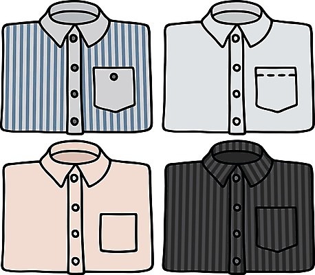 EPS 해외이미지 드레스 옷 분홍색 셔츠 일러스트 파란색 유행 검은색 줄무늬 회색 흰색 직물 업무 클래식 주식 만화 목 저지 해외202004 해외일러스트 컬러 컨셉 상의 무늬 신체부위 금융 작업 파일형식 벡터 이미지허브