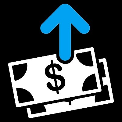 EPS 해외이미지 지폐 돈 일러스트 비즈니스 검은배경 금융 쇼핑 픽토그램 달러 신용카드 구매 주기 투자 상업 고립 상형문자 세금 체크아웃 해외202004 해외일러스트 문자 백그라운드 모션 경제 검은색 재산 파일형식 벡터 이미지허브