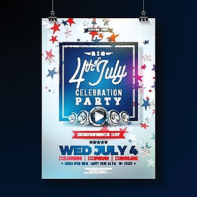 EPS 해외이미지 템플릿 전통 디자인 배너 행복 포스터 별 음악 백그라운드 일러스트 휴가 기념 이벤트 빨간색 파란색 파티 3D 미국 소리 자유 흰색 축하 깃발 춤 인사 신용카드 4 황금 심볼 사인 초대 주말 기념물 애국심 7월 독립 전국 레터링 해외202004 해외일러스트 자연요소 감정 컬러 컨셉 북아메리카 문화예술 금융 숫자 예절 날짜 디지털합성 파일형식 벡터 이미지허브