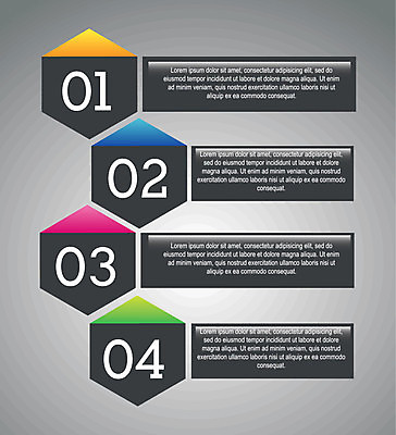 EPS 해외이미지 디자인 일러스트 비즈니스 사람없음 숫자 인포그래픽 정보 단계 순서 목차 해외202004 해외일러스트 문자 파일형식 벡터 이미지허브