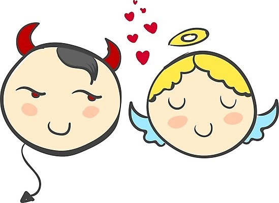 EPS 해외이미지 행복 날개 일러스트 장난 천사 뿔 발렌타인데이 사랑 미소 소년 빨간색 머리 하트 아기 최고 작음 악마 만화 그림 꼬리 천국 반대 나쁜 결백 지옥 해외202004 해외일러스트 모양 남자 감정 어린이 컬러 데이이벤트 표정 사람 신체부위 크기 파일형식 벡터 기념일 이벤트 이미지허브