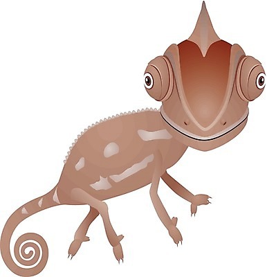 EPS 해외이미지 동물 일러스트 파충류 동물원 초록색 나뭇가지 만화 그림 꼬리 고립 카멜레온 해외202004 해외일러스트 나무 컬러 파일형식 벡터 이미지허브