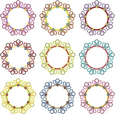 EPS 해외이미지 클립아트 리본 무지개 일러스트 추상 프레임 그래픽 장식 컬러풀 봄 원형 고립 스크랩북 해외202004 해외일러스트 자연요소 도형 계절 컬러 무늬 파일형식 벡터 이미지허브