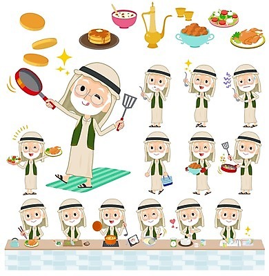 EPS 해외이미지 기념일 할아버지 노년 남자 일러스트 요리 이벤트 여러명 쇼핑 케이크 주방 요리사 프라이팬 칼 맛 씻기 냄비 자르기 사우디아라비아 라마단 노인남자만 해외202004 해외일러스트 직업 다수 컨셉 중동 모션 주방용품 디저트 사람 성인 청결 솥 남자만 노인만 파일형식 벡터 나라 음식 생활용품 위생 성인만 오브젝트 이미지허브