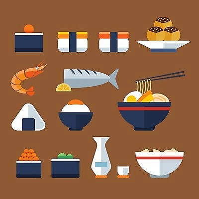 EPS 해외이미지 전통 아시아 문화 음식 일러스트 젓가락 밥 새우 어류 동양인 초록색 세트 식당 계란 일본 웹 초밥 회 해조류 플랫 차 맛 도쿄 수프 낙서 참치 심볼 해산물 메뉴 롤 두부 연어 점심식사 해외202004 해외일러스트 나라 음료 컬러 컨셉 인터넷 수저 갑각류 인종 상점 알 식사 수중동물 해양식물 일본음식 파일형식 벡터 이미지허브