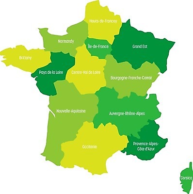 EPS 해외이미지 모양 디자인 유럽 여행 백그라운드 지도 일러스트 비즈니스 새로움 관리 초록색 컬러풀 라벨 프랑스 경계선 이름 변화 심플 영토 지역 파리 대도시 프랑스어 2016년 고립 노르망디 분할 전국 지리 해외202004 해외일러스트 문자 나라 선 컬러 컨셉 프레임 도시 연도 경계 파일형식 벡터 이미지허브