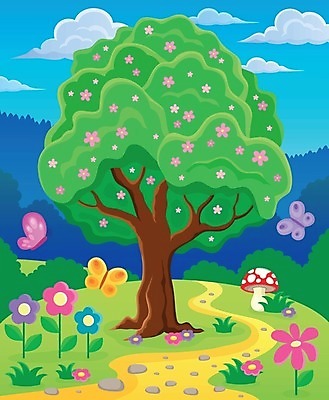 EPS 해외이미지 모양 나무 식물 계절 꽃 길 줄기 나비 잎 일러스트 자연 미술 환경 버섯 봄 성장 벚꽃 시골 오솔길 생태계 내추럴 생태학 해외202004 해외일러스트 교육 곤충 문화예술 파일형식 벡터 이미지허브