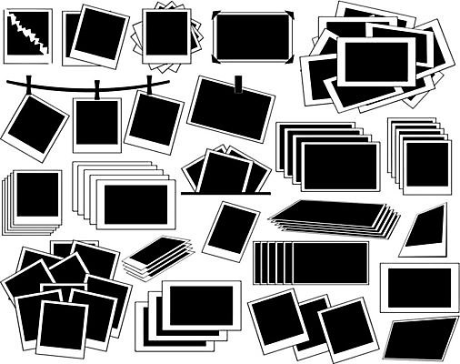 EPS 해외이미지 템플릿 종이 일러스트 텍스트 프레임 카메라 검은색 사진촬영 수확 널 앨범 필름 그림 복고 테이프 모음 고립 엘리먼트 해외202004 해외일러스트 컬러 농업 문구용품 전자제품 촬영 파일형식 벡터 이미지허브