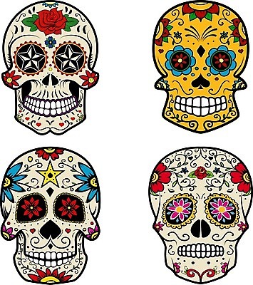 EPS 해외이미지 꽃 문화 잎 꽃무늬 패턴 일러스트 멕시코 골격 사탕 사람없음 장식 어둠 할로윈 흰색 하트 11월 설탕 문신 콧수염 사인 다이아몬드 로스앤젤레스 해골모형 호러 해외202004 해외일러스트 모양 식물 컬러 북아메리카 무늬 디저트 수염 모형 미국 날짜 보석 공포 파일형식 벡터 이미지허브
