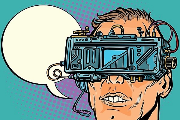 EPS 해외이미지 디자인 응시 남자 안경 얼굴 과학 백그라운드 컨셉 인터넷 일러스트 통신 미래 기술 사람 성인 파란색 머리 3D 디지털 헤드폰 장비 게임 흰색 표현 관찰 사이버 로봇 동영상 혁명 가상 가상현실 현실 해외202004 해외일러스트 시선 잡화 컬러 음향기기 모션 놀이 신체부위 디지털합성 파일형식 벡터 이미지허브