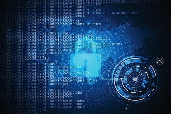 EPS 해외이미지 디자인 컨셉 세계지도 일러스트 추상 미래 자물쇠 사람없음 그래픽 파란색 디지털 보안 이진법 이진수 인터페이스 해외202004 해외일러스트 컬러 지도 무늬 안전 세계 수학 파일형식 벡터 이미지허브