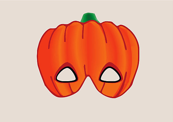 EPS 해외이미지 행복 오렌지 일러스트 호박 휴가 가면 미술 할로윈 축하 해외202004 해외일러스트 감정 컨셉 채소 과일 문화예술 파일형식 벡터 이미지허브