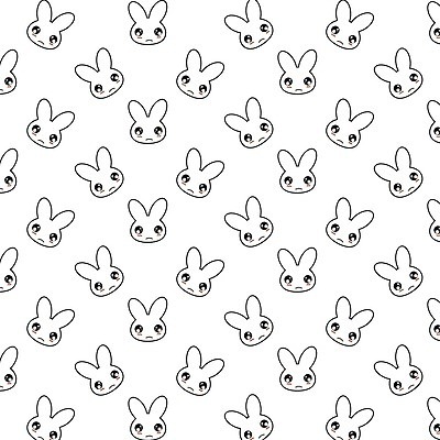 EPS 해외이미지 동물 디자인 종이 얼굴 백그라운드 패턴 일러스트 벽지 미술 그래픽 장식 수확 흰색 토끼 달콤 만화 그림 질감 고립 해외202004 해외일러스트 컬러 무늬 농업 포유류 문화예술 신체부위 반려동물 맛 파일형식 벡터 이미지허브