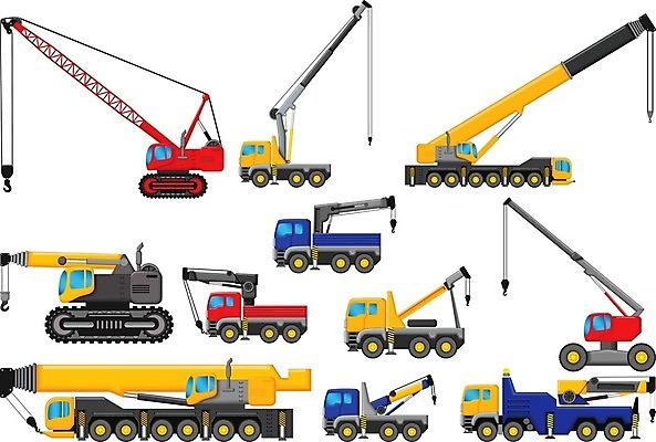 EPS 해외이미지 산업 일러스트 비즈니스 교통시설 모바일 건물 세트 탑 기계 화물 갑판 기중기 머리위 리프트 짐차 무거움 공학 리프팅 해외202004 해외일러스트 건축물 교육 교통 배_교통 자동차 운송업 중장비 무게 시설 파일형식 벡터 이미지허브