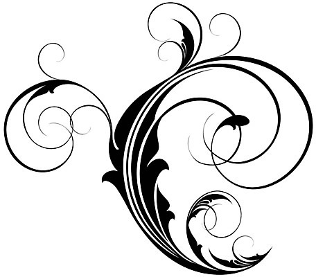 EPS 해외이미지 모양 디자인 꽃무늬 곡선 일러스트 추상 프레임 장식 유행 화려 모서리 스타일 해외202004 해외일러스트 꽃 선 컨셉 무늬 파일형식 벡터 이미지허브