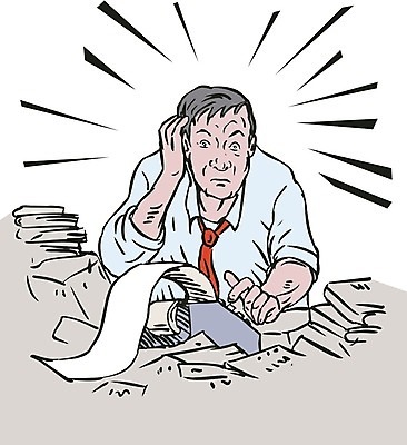 EPS 해외이미지 일러스트 그래픽 계산기 비즈니스맨 고민 복고 회계사 해외202004 해외일러스트 직업 남자 감정 비즈니스 문구용품 장비 직장인 파일형식 벡터 이미지허브