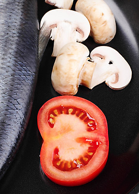 포토 JPG 해외이미지 접시 음식 다이어트 토마토 건강 식이요법 어류 사람없음 식사 저녁식사 버섯 신선 칼 레몬 해산물 소금 점심식사 고립 생식 해외202004 해외포토 식기 채소 과일 수중동물 파일형식 이미지허브