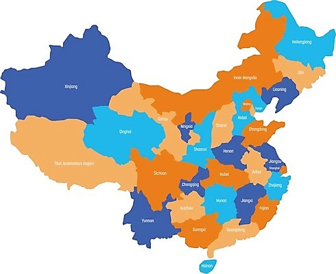 EPS 해외이미지 디자인 아시아 여행 백그라운드 지도 오렌지 일러스트 관리 동양인 파란색 라벨 중국 도시 이름 상하이 대만 윤곽 지형 베이징 지역 동쪽 홍콩 공화국 마카오 분할 지리 해외202004 해외일러스트 나라 컬러 과일 프레임 인종 방향 파일형식 벡터 이미지허브