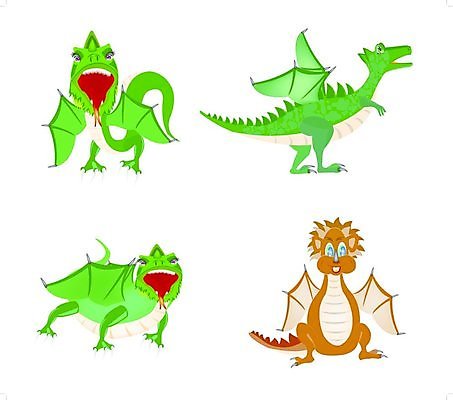 EPS 해외이미지 동물 날개 일러스트 동화 초록색 용 위험 연도 심볼 그림 육식동물 신화 에센스 집게발 환상 해외202004 해외일러스트 컬러 컨셉 화장품 파일형식 벡터 뷰티 이미지허브