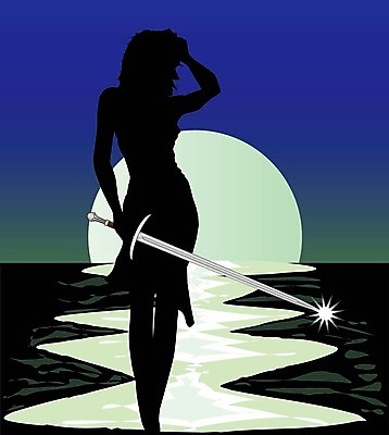 EPS 해외이미지 일러스트 탁자 미술 그래픽 원형 중세기사 칼 왕 그림 전설 해외202004 해외일러스트 도형 가구 문화예술 파일형식 벡터 이미지허브