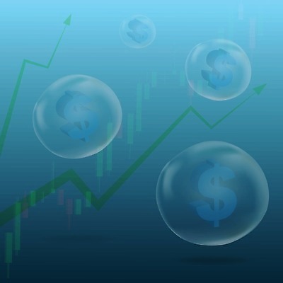 EPS 해외이미지 백그라운드 컨셉 돈 일러스트 비즈니스 그래프 금융 경제 파란색 달러 거품 주식 가격 심볼 사인 투자 풍선 가치 위기 해외202004 해외일러스트 컬러 재산 파일형식 벡터 이미지허브