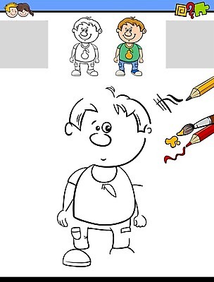 EPS 해외이미지 템플릿 캐릭터 디자인 교육 어린이 일러스트 소년 취미 그래픽 운동 페인트 유치원 퍼즐 그리기 끝 어플리케이션 만화 스케치 준비 그림 색칠공부 해외202004 해외일러스트 일러캐릭터 남자 모션 건강 미술 사람 학습 색칠 파일형식 벡터 이미지허브