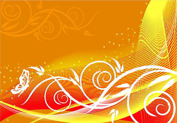 EPS 해외이미지 식물 선 나비 곤충 꽃무늬 오렌지 일러스트 해외202004 해외일러스트 동물 꽃 무늬 과일 파일형식 벡터 이미지허브