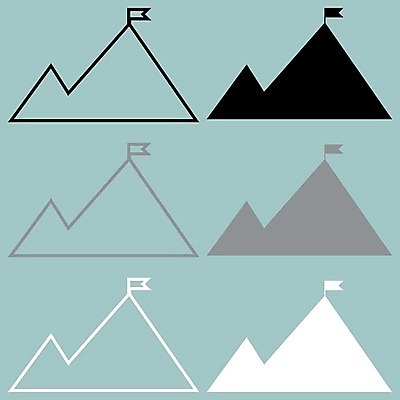 EPS 해외이미지 일러스트 산 사람없음 캠핑 언덕 해외202004 해외일러스트 레저 파일형식 벡터 이미지허브