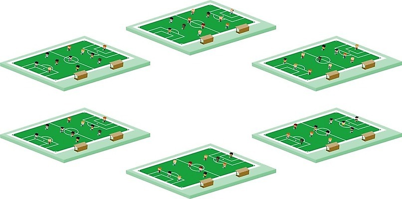 EPS 해외이미지 모양 남자 어린이 스포츠 일러스트 공 추상 미술 그래픽 축구 블록 계획 만화 오브젝트 전략 층 엘리먼트 스타일 해외202004 해외일러스트 컨셉 무늬 문화예술 사람 구기 파일형식 벡터 이미지허브