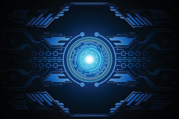 EPS 해외이미지 디자인 컨셉 일러스트 추상 미래 사람없음 그래픽 파란색 디지털 해외202004 해외일러스트 컬러 무늬 파일형식 벡터 이미지허브