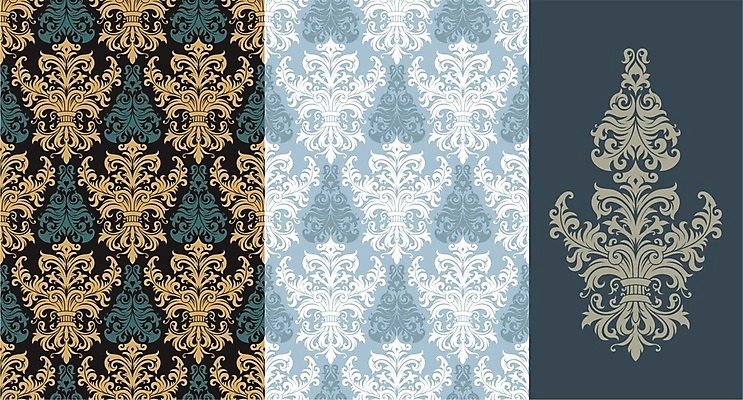 EPS 해외이미지 실루엣 종이 백그라운드 잎 꽃무늬 패턴 곡선 일러스트 벽지 미술 장식 수확 골동품 직물 커튼 실크 심볼 타일 포장지 유기농 질감 복고 윤곽 짐싸기 르네상스 바로크 빅토리아 서쪽 옛날 회복 해외202004 해외일러스트 식물 웰빙 꽃 선 컨셉 무늬 농업 포장 문화예술 촬영기법 방향 파일형식 벡터 이미지허브