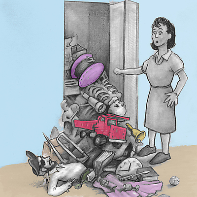 포토 JPG 해외이미지 1 여자 바닥 실내 사람 사람없음 내부 쌓기 문 폭포 방 오픈 장롱 폐기물 만화 오브젝트 손그림 수납 흙더미 발견 혼란 많음 해외202004 해외포토 가구 컨셉 모션 자연 흙 쓰레기 파일형식 더미 이미지허브