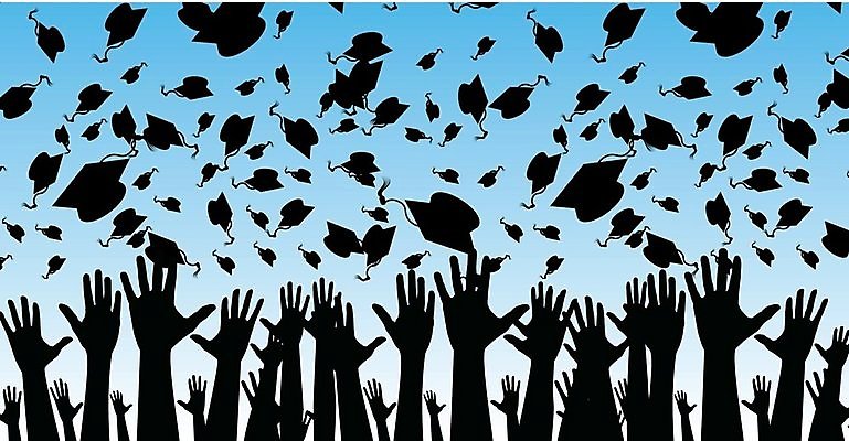 EPS 해외이미지 학생 손 실루엣 백그라운드 일러스트 졸업 학교 하늘 기념 관리 졸업생 미술 사람 그래픽 파란색 검은색 축하 던지기 클립 캡모자 헹가래 해외202004 해외일러스트 모자_잡화 교육 컬러 컨셉 모션 문화예술 촬영기법 신체부위 파일형식 벡터 이미지허브