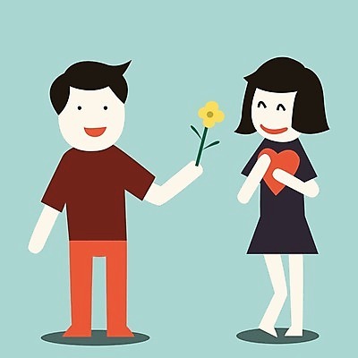 EPS 해외이미지 꽃 행복 감정 백그라운드 컨셉 일러스트 관계 함께함 발렌타인데이 사랑 사람 소년 10대 하트 잡기 유혹 만화 심볼 주기 해외202004 해외일러스트 모양 식물 남자 어린이 모션 데이이벤트 청소년 파일형식 벡터 이미지허브