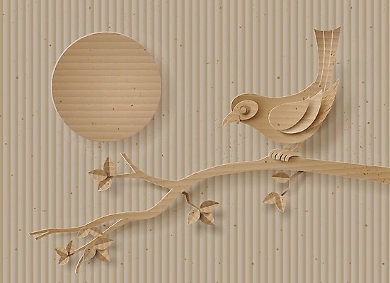 EPS 해외이미지 모양 나무 식물 동물 종이 잎 날개 일러스트 조류 장식 상자 나뭇가지 신용카드 판지 해외202004 해외일러스트 금융 파일형식 벡터 이미지허브