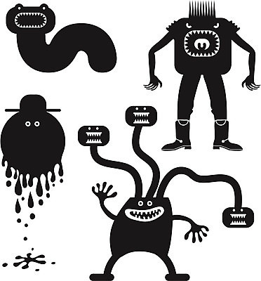 EPS 해외이미지 캐릭터 디자인 실루엣 일러스트 그래픽 검은색 벌레 떨어짐 무서움 배고픔 땀 그런지 오싹 해외202004 해외일러스트 일러캐릭터 감정 컬러 곤충 컨셉 촬영기법 파일형식 벡터 이미지허브