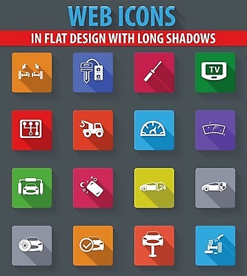 EPS 해외이미지 일러스트 자동차 사람없음 세트 픽토그램 라벨 상점 오픈 수리 청소 서비스 사인 전염 속도계 자동차정비 시리즈 해외202004 해외일러스트 육상교통 프레임 질병 감염 파일형식 벡터 이미지허브