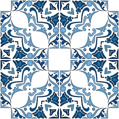 EPS 해외이미지 전통 디자인 패턴 일러스트 벽지 추상 장식 파란색 흰색 포르투갈 타일 묘사 정사각형 모자이크 스페인어 아라베스크 엘리먼트 튀니지 해외202004 해외일러스트 도형 유럽 컬러 무늬 아프리카 파일형식 벡터 이미지허브