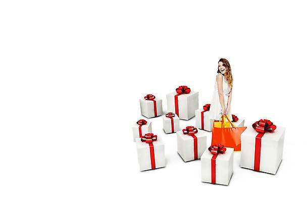 PSD 서양인 외국인 백인 편집 편집이미지 여자 선물 한명 서기 웃음 사람 이벤트 상반신 성인 그래픽 선물상자 쇼핑 쇼핑백 3D 입체 여자만 여자한명만 성인여자만 성인만 편집3D 1 가방 모션 표정 인종 상자 디지털합성 파일형식