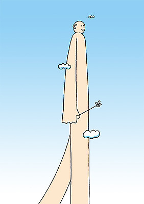 전신 PSD 식물 구름 교육 꽃 백그라운드 일러스트 상상 상상일러스트 한명 서기 사람 판타지 거인 국내일러스트 자연요소 1 모션 파일형식