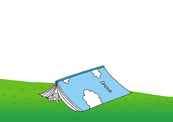 PSD 식물 교육 엎드리기 백그라운드 일러스트 상상 상상일러스트 한명 사람 잔디 상반신 책 판타지 꿈 국내일러스트 1 모션 파일형식