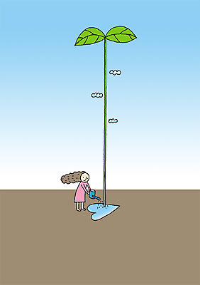 전신 PSD 구름 여자 교육 백그라운드 일러스트 상상 상상일러스트 한명 서기 사람 성인 책 물 판타지 새싹 물뿌리개 하트 물주기 원예 여자만 여자한명만 성인여자만 성인만 국내일러스트 자연요소 모양 식물 1 모션 취미 파일형식