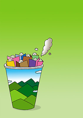 PSD 식물 구름 교육 컬러 백그라운드 일러스트 상상 산 상상일러스트 사람 여러명 상반신 책 컵 초록색 판타지 독서 국내일러스트 자연요소 식기 다수 파일형식