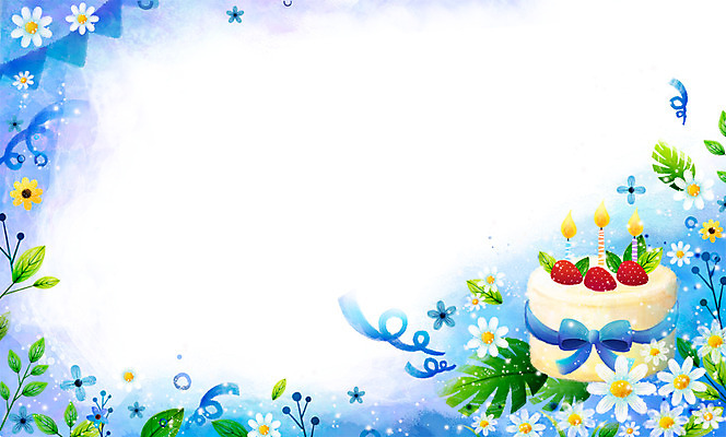 PSD 식물 배너 기념일 꽃 리본 음식 빵 백그라운드 꽃백그라운드 일러스트 초 촛불 자연 나뭇잎 프레임 이벤트 사람없음 케이크 생일케이크 알림 국내일러스트 잎 디저트 생태계 파일형식