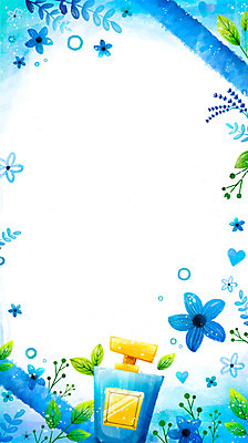 PSD 식물 배너 꽃 컬러 백그라운드 꽃백그라운드 일러스트 자연 나뭇잎 프레임 사람없음 파란색 뷰티 화장품 하트 병 알림 향수 국내일러스트 모양 식기 잎 생태계 파일형식