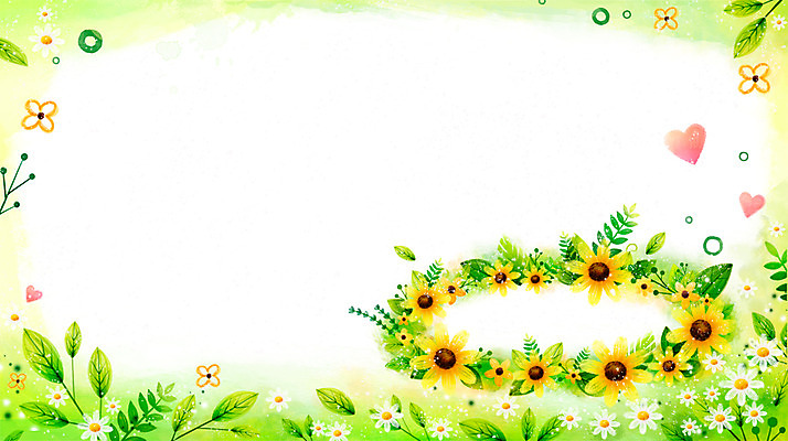 PSD 식물 배너 꽃 컬러 백그라운드 꽃백그라운드 일러스트 자연 프레임 사람없음 초록색 화환 하트 알림 머리장식 국내일러스트 모양 장식 생태계 파일형식