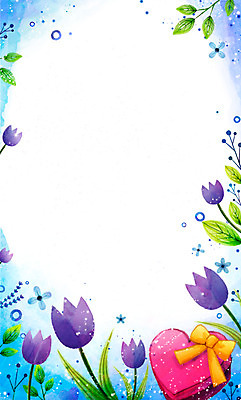 PSD 식물 배너 계절 꽃 리본 백그라운드 꽃백그라운드 일러스트 봄꽃 자연 프레임 선물 풍경 사람없음 선물상자 상자 봄 튤립 하트 알림 하트상자 봄배경 국내일러스트 모양 생태계 파일형식