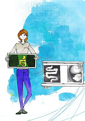 전신 PSD 여자 일러스트 의학 엑스레이 건강 한명 서기 들기 사람 성인 신체부위 치료 건강관리 도움 신장 장 보호 장기 질병 질병관리 대장 위장 기념사진 여자만 여자한명만 성인여자만 성인만 국내일러스트 1 컨셉 신체 모션 관리 장기_의학 비뇨기관 파일형식