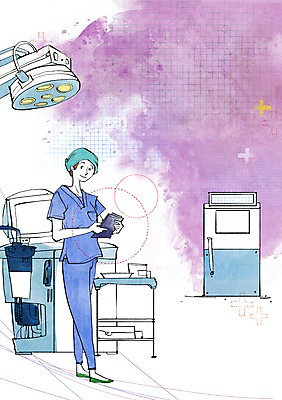 전신 PSD 여자 일러스트 의학 의료기기 조명 쟁반 건강 한명 서기 들기 사람 성인 치료 건강관리 장비 의사 도움 보호 질병 질병관리 수술복 수술실 서류판 여자만 여자한명만 성인여자만 성인만 국내일러스트 1 컨셉 모션 관리 사무용품 의료진 가운 파일형식