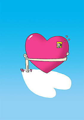 전신 PSD 커플 여자 남자 백그라운드 일러스트 창문 안기 포옹 상상 하늘 상상일러스트 사랑 사람 두명 하트 국내일러스트 모양 감정 관계 모션 파일형식